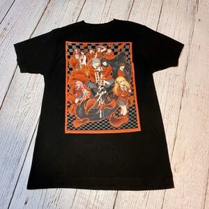 Kakegurui Hot Topic T-shirt  Tee Japan Anime Girls Size M Short Sleeve Tee Shirt